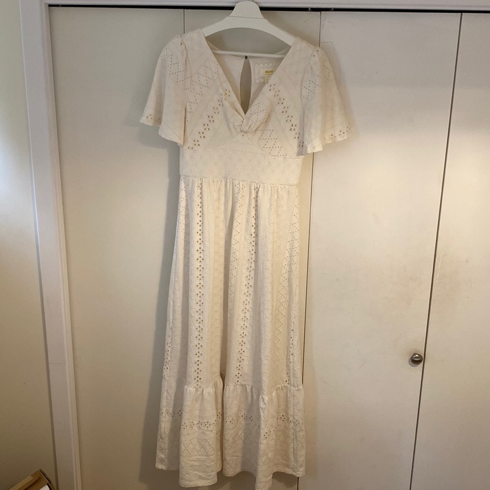 Perfect anthropologie Maeve Rochelle Eyelet maxi! - Picture 3 of 6
